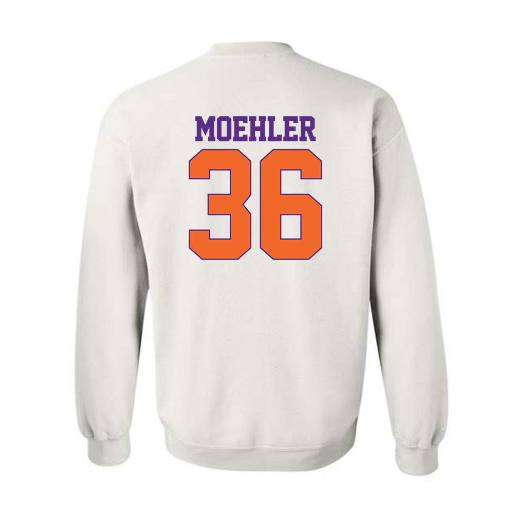 Clemson - NCAA Baseball : Dane Moehler - Crewneck Sweatshirt-1
