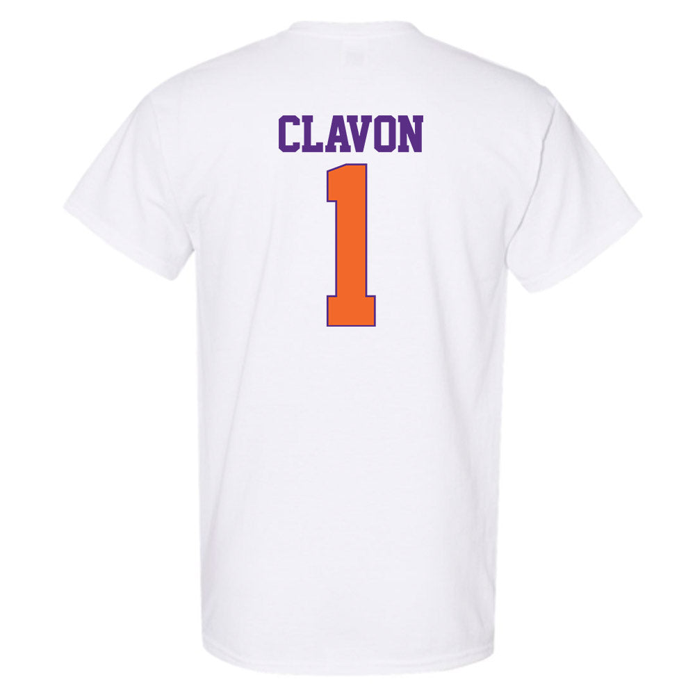 Clemson - NCAA Baseball : Bryce Clavon - T-Shirt-1