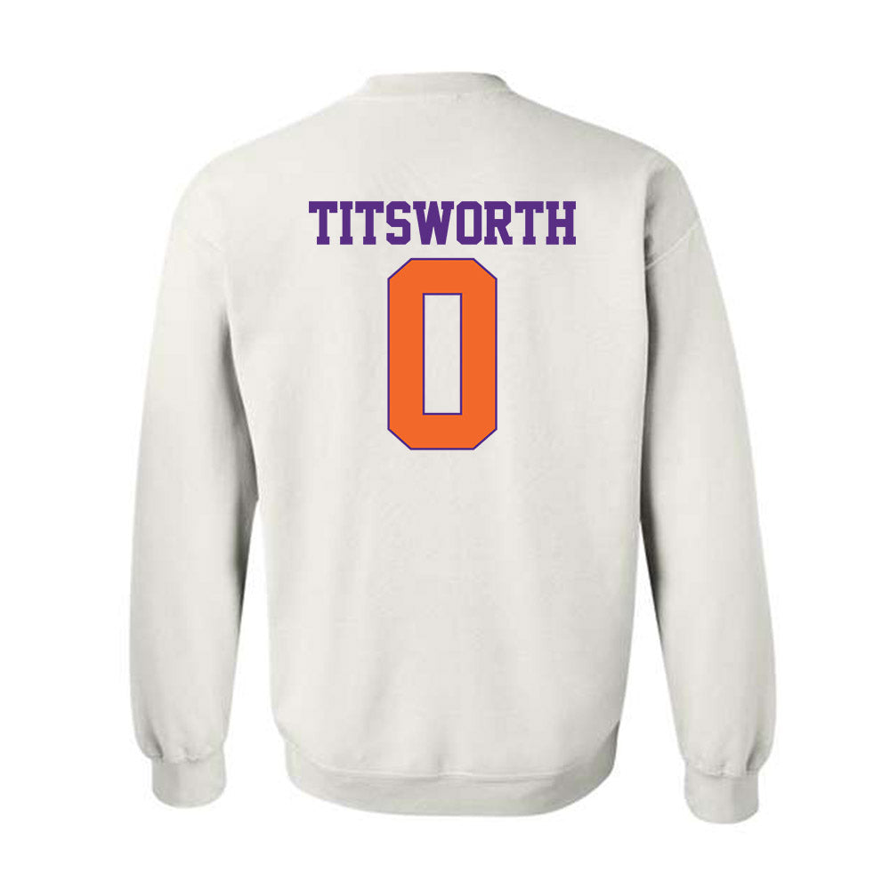 Clemson - NCAA Baseball : Drew Titsworth - Crewneck Sweatshirt-1