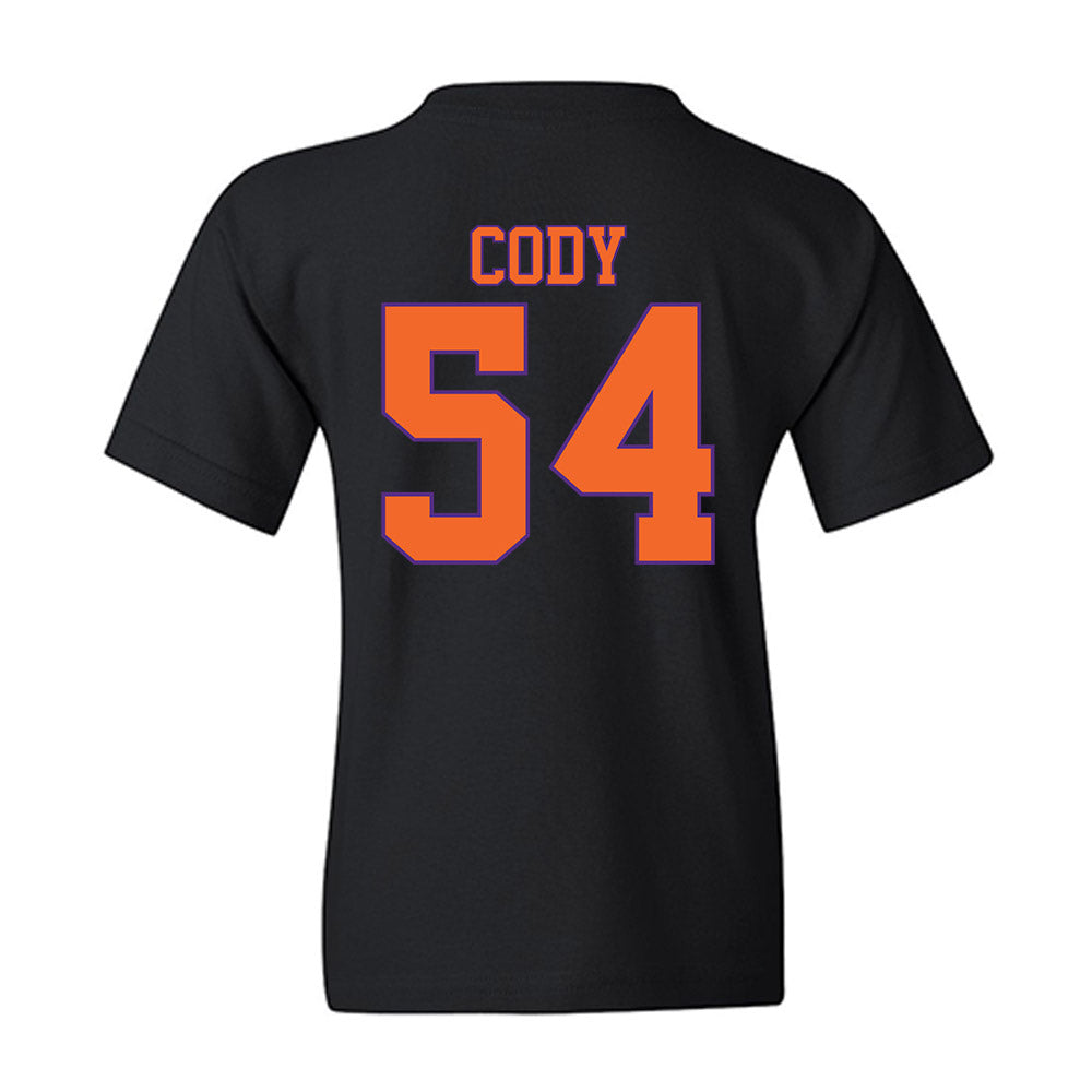 Clemson - NCAA Football : Kam Cody - Classic Shersey Youth T-Shirt-1