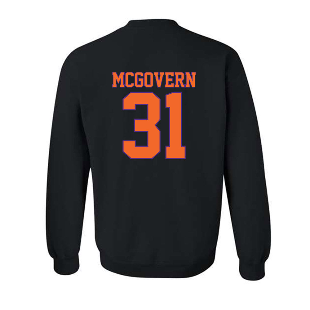 Clemson - NCAA Baseball : Jacob McGovern - Classic Shersey Crewneck Sweatshirt-1