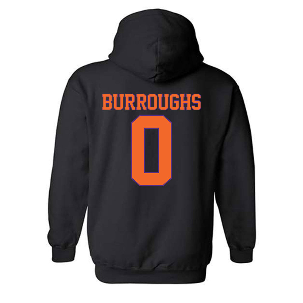 Clemson - NCAA Football : Naeem Burroughs - Classic Shersey Hooded Sweatshirt-1