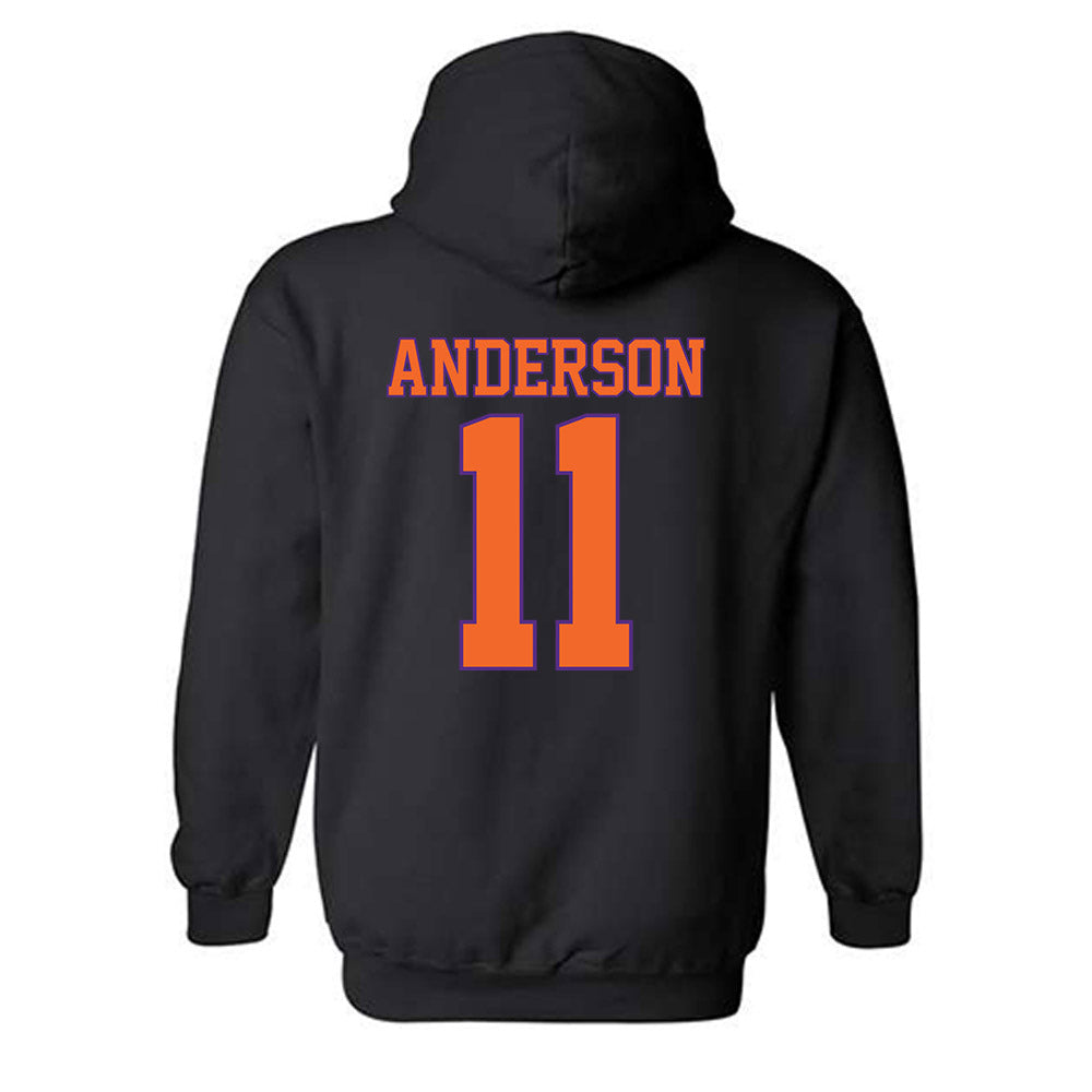 Clemson - NCAA Football : Polo Anderson - Classic Shersey Hooded Sweatshirt-1