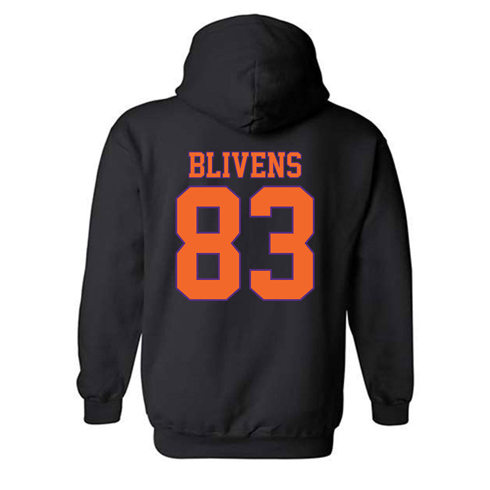 Clemson - NCAA Football : Cam Blivens - Classic Shersey Hooded Sweatshirt-1