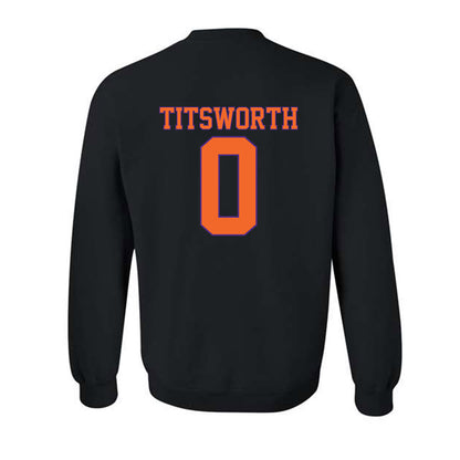 Clemson - NCAA Baseball : Drew Titsworth - Classic Shersey Crewneck Sweatshirt-1