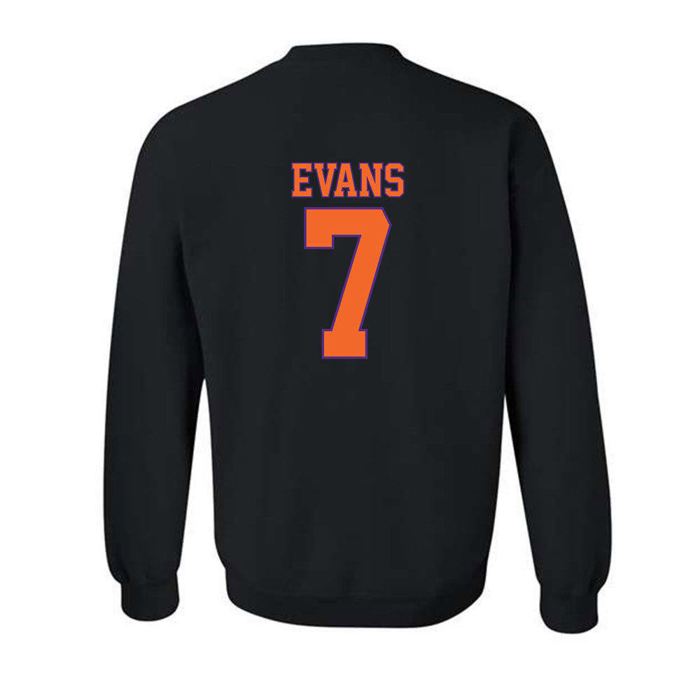 Clemson - NCAA Women's Basketball : Summah Evans - Classic Shersey Crewneck Sweatshirt-1