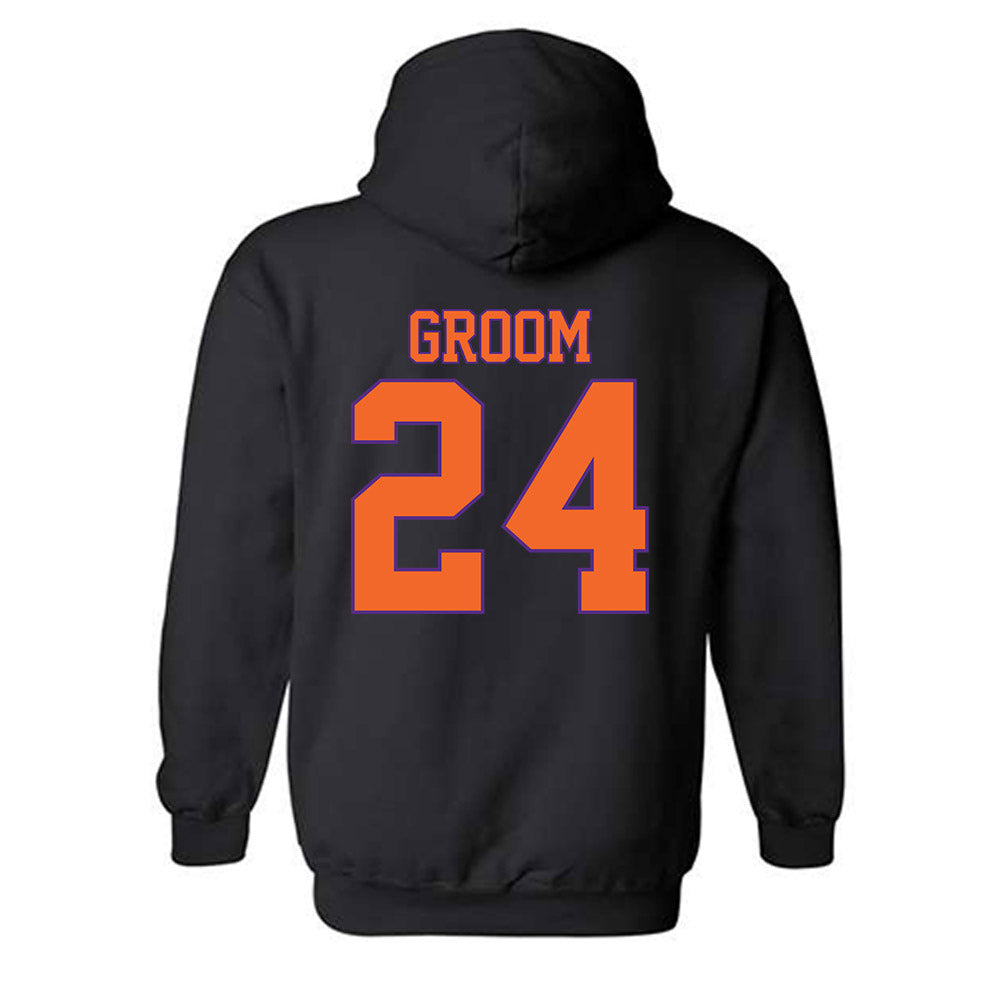 Clemson - NCAA Women's Volleyball : Anika Groom - Classic Shersey Hooded Sweatshirt-1