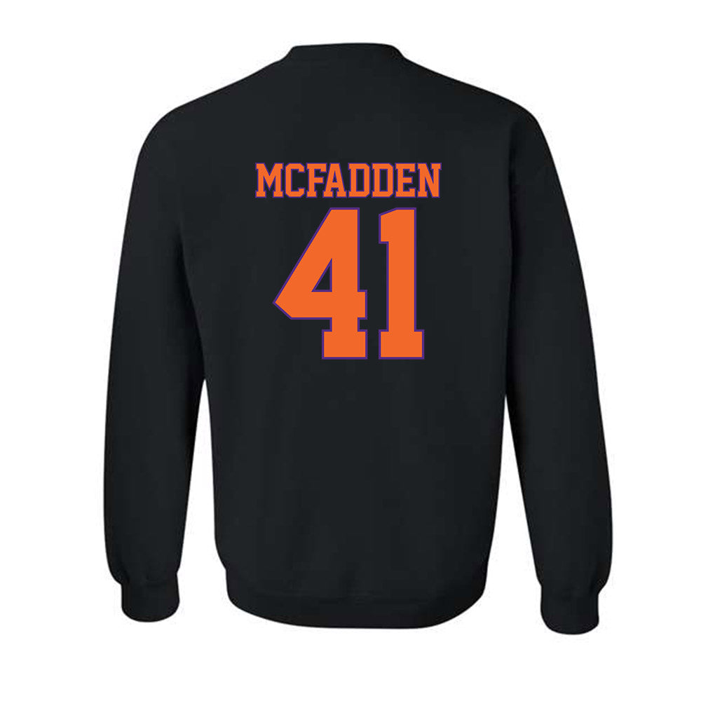 Clemson - NCAA Football : Connor McFadden - Classic Shersey Crewneck Sweatshirt-1