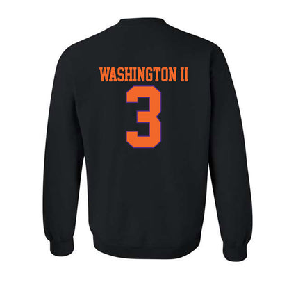 Clemson - NCAA Football : Elliot Washington II - Classic Shersey Crewneck Sweatshirt-1