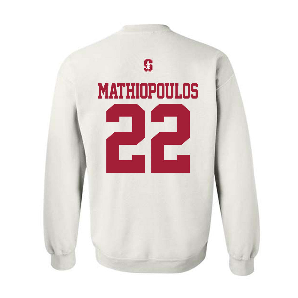 Stanford - NCAA Men's Water Polo : Konstantinos Mathiopoulos - Classic Shersey Crewneck Sweatshirt-1