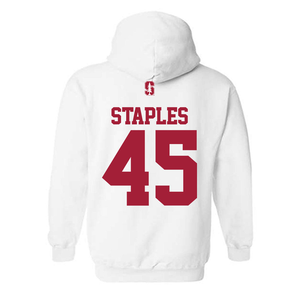 Stanford - NCAA Football : Omar Staples - Classic Shersey Hooded Sweatshirt-1