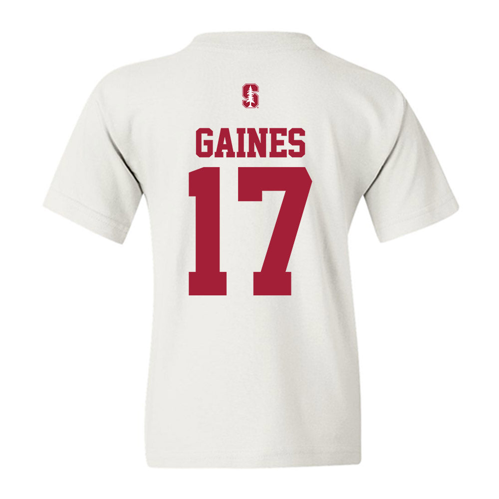 Stanford - NCAA Football : Omari Gaines - Classic Shersey Youth T-Shirt-1