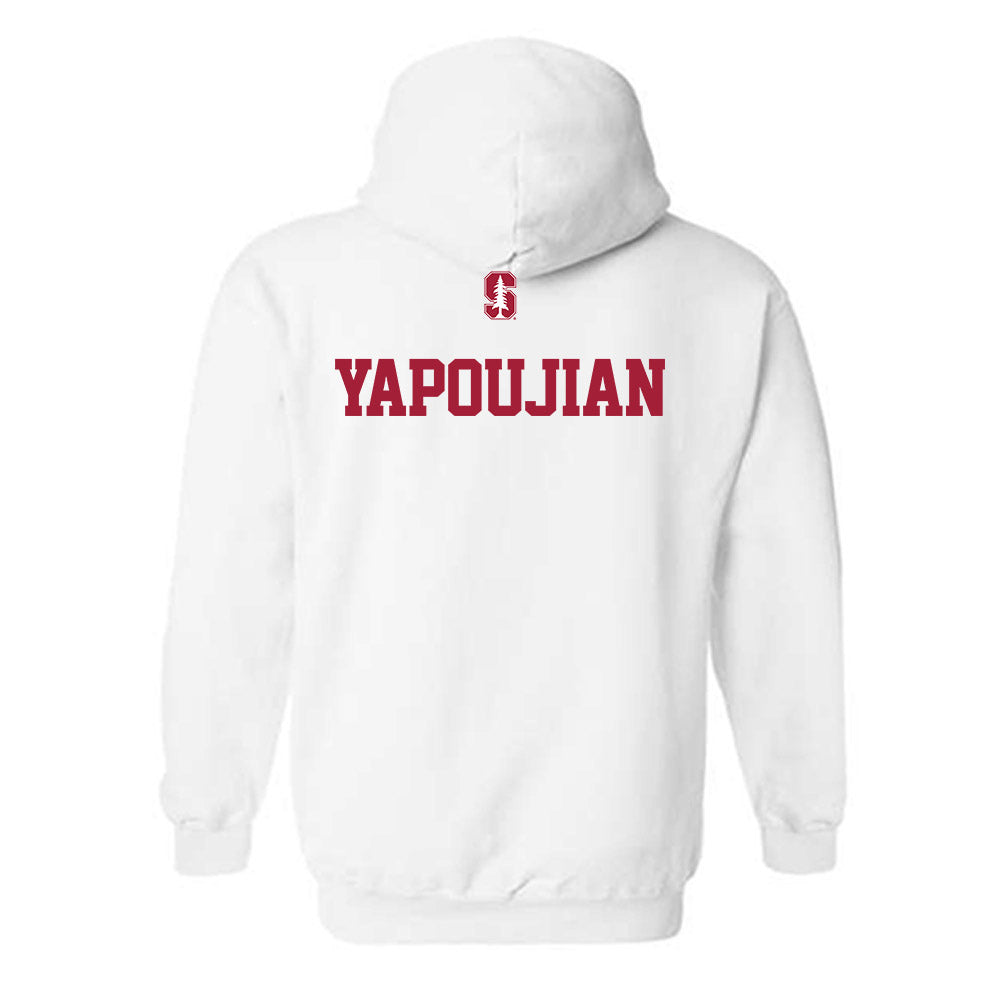 Stanford - NCAA Wrestling : Lain Yapoujian - Classic Shersey Hooded Sweatshirt-1