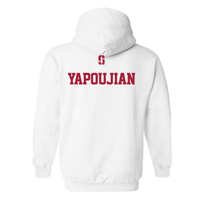 Stanford - NCAA Wrestling : Lain Yapoujian - Classic Shersey Hooded Sweatshirt-1