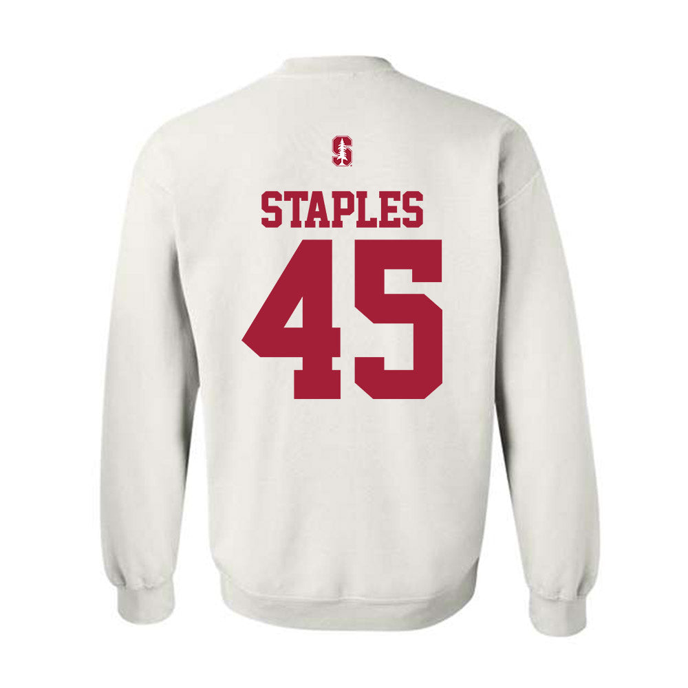 Stanford - NCAA Football : Omar Staples - Classic Shersey Crewneck Sweatshirt-1
