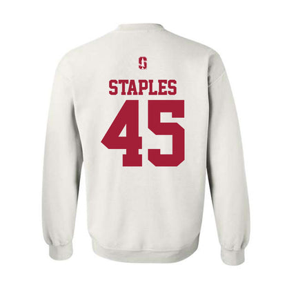 Stanford - NCAA Football : Omar Staples - Classic Shersey Crewneck Sweatshirt-1