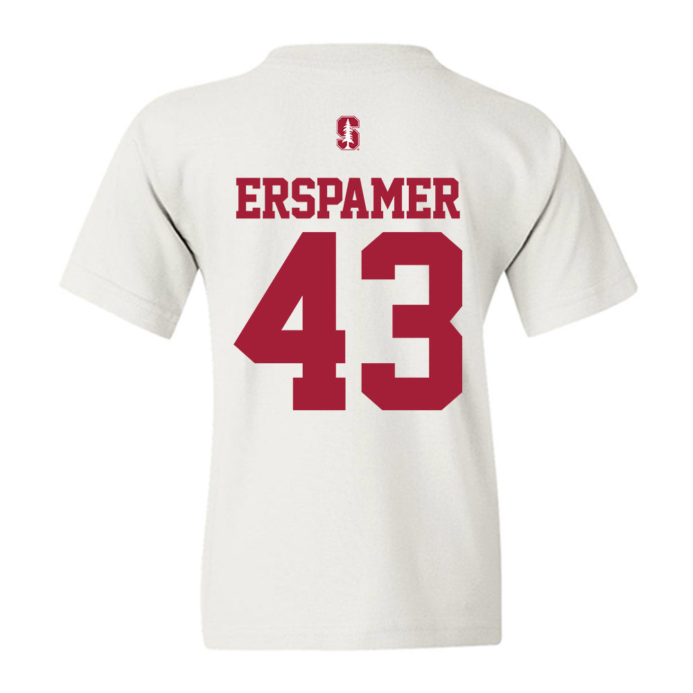 Stanford - NCAA Baseball : Mike Erspamer - Classic Shersey Youth T-Shirt-1