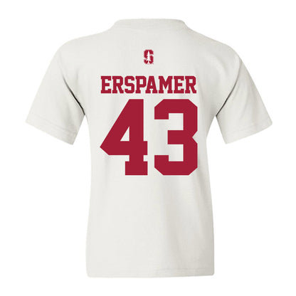 Stanford - NCAA Baseball : Mike Erspamer - Classic Shersey Youth T-Shirt-1