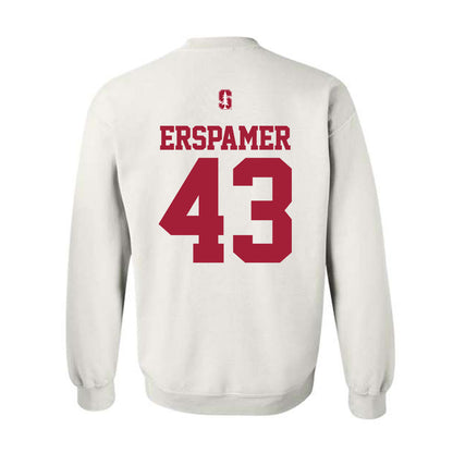Stanford - NCAA Baseball : Mike Erspamer - Classic Shersey Crewneck Sweatshirt-1