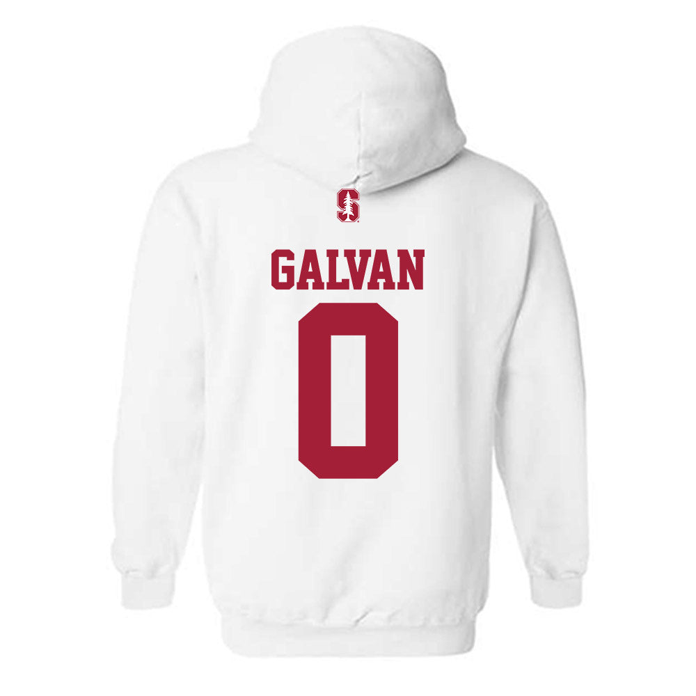 Stanford - NCAA Football : Jahsiah Galvan - Classic Shersey Hooded Sweatshirt-1