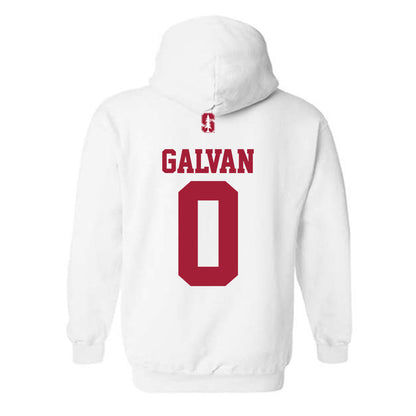 Stanford - NCAA Football : Jahsiah Galvan - Classic Shersey Hooded Sweatshirt-1