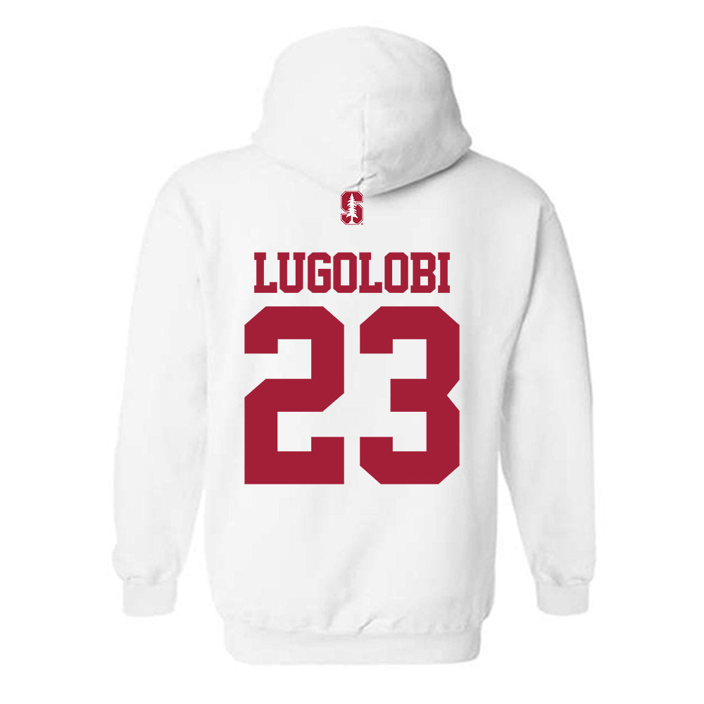 Stanford - NCAA Football : Wassie Lugolobi - Classic Shersey Hooded Sweatshirt-1