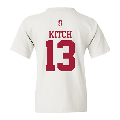 Stanford - NCAA Men's Basketball : Ethan Kitch - Classic Shersey Youth T-Shirt-1