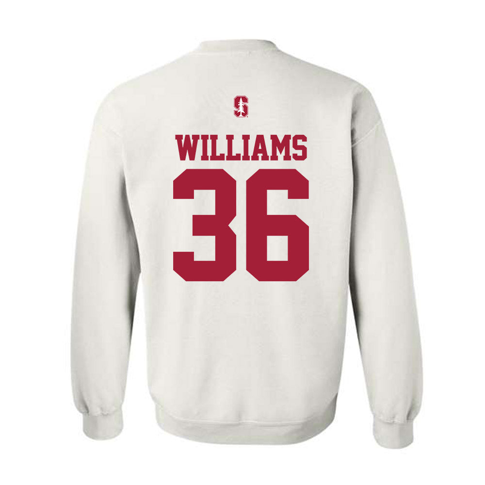 Stanford - NCAA Football : Tre Williams - Classic Shersey Crewneck Sweatshirt-1