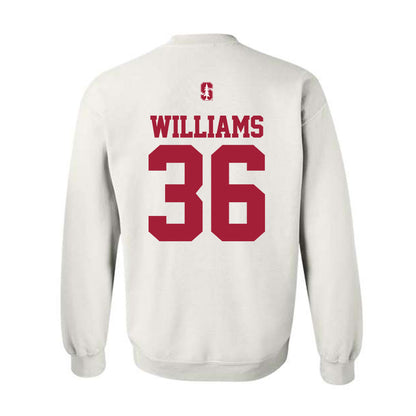 Stanford - NCAA Football : Tre Williams - Classic Shersey Crewneck Sweatshirt-1