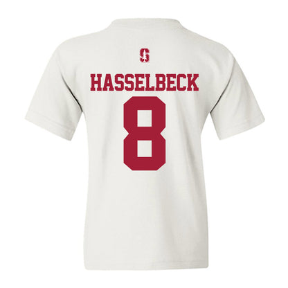 Stanford - NCAA Women's Lacrosse : Mallory Hasselbeck - Classic Shersey Youth T-Shirt-1