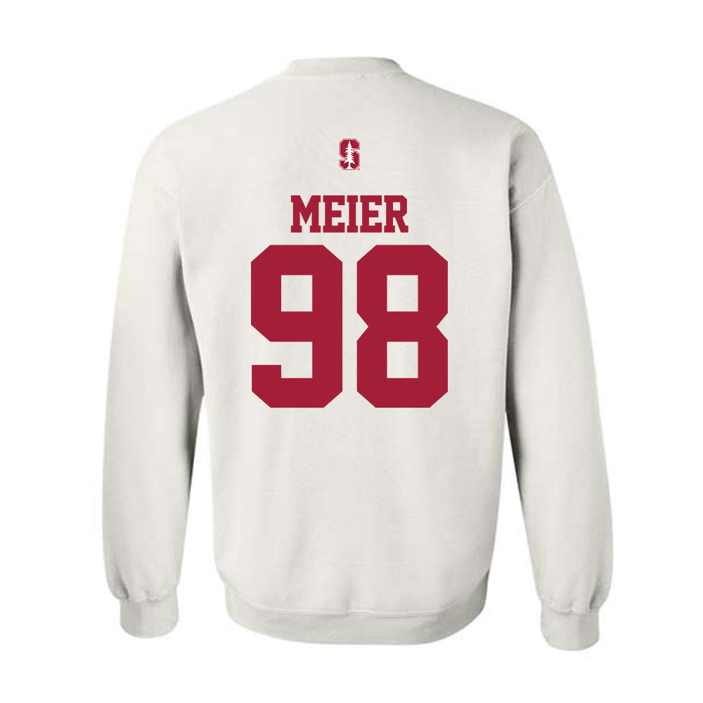 Stanford - NCAA Football : Max Meier - Classic Shersey Crewneck Sweatshirt-1