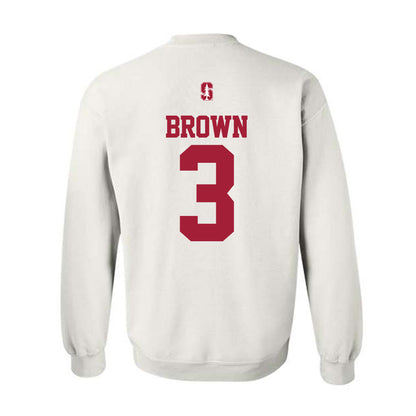 Stanford - NCAA Football : Marcus Brown - Classic Shersey Crewneck Sweatshirt-1