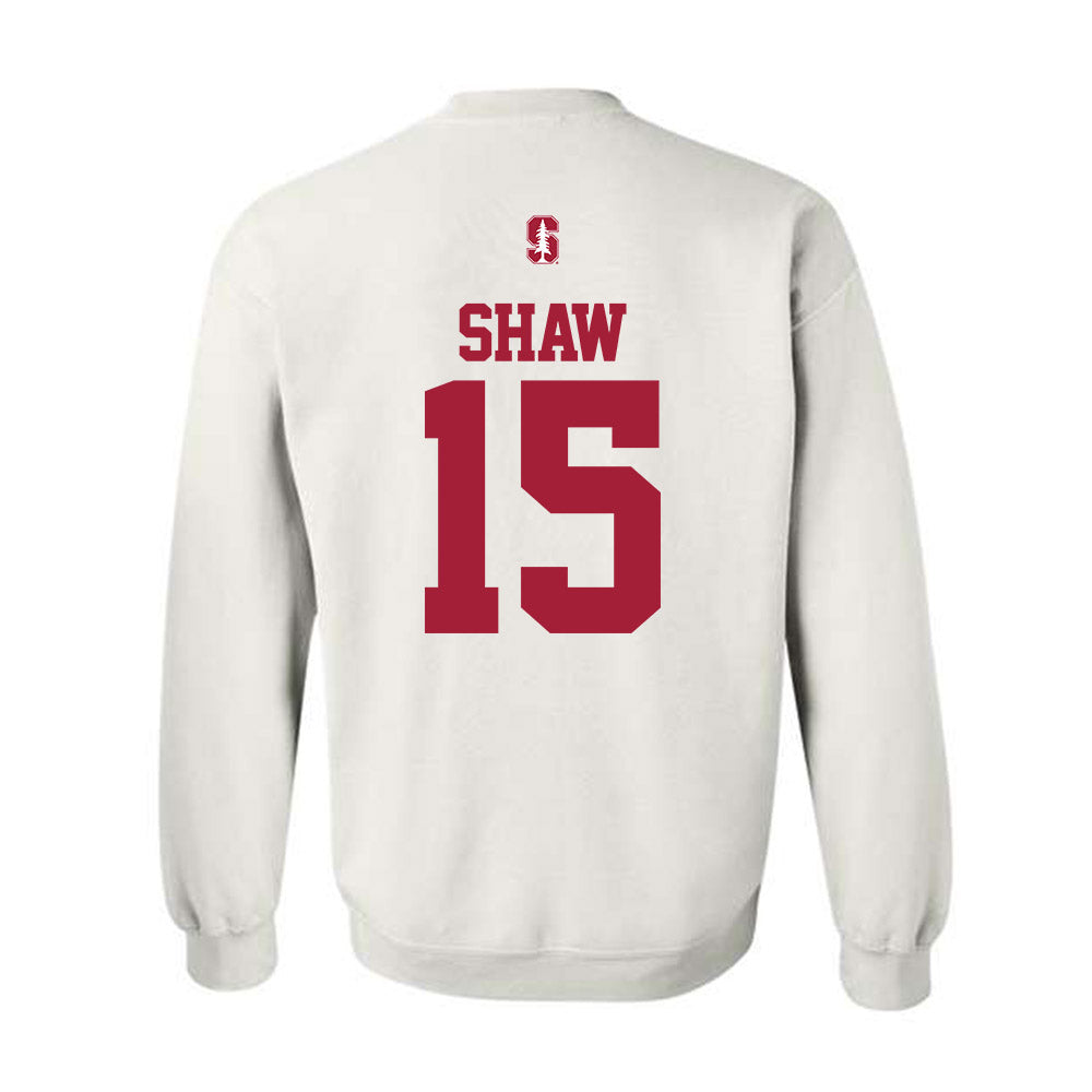 Stanford - NCAA Football : Carter Shaw - Classic Shersey Crewneck Sweatshirt-1