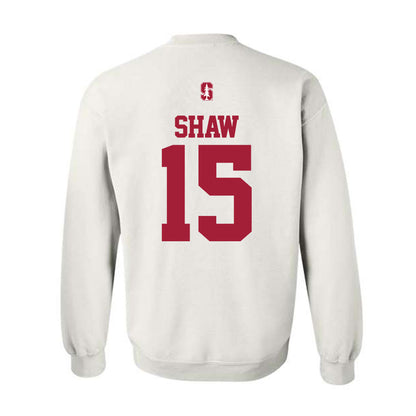 Stanford - NCAA Football : Carter Shaw - Classic Shersey Crewneck Sweatshirt-1