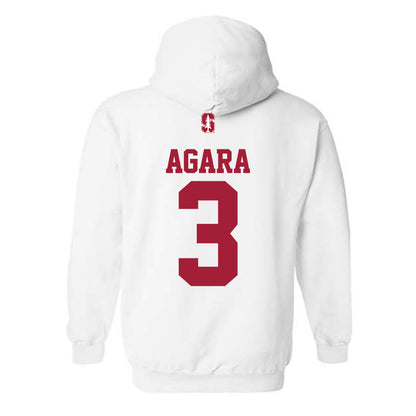 Stanford - NCAA Women's Basketball : Nunu Agara - Classic Shersey Hooded Sweatshirt-1