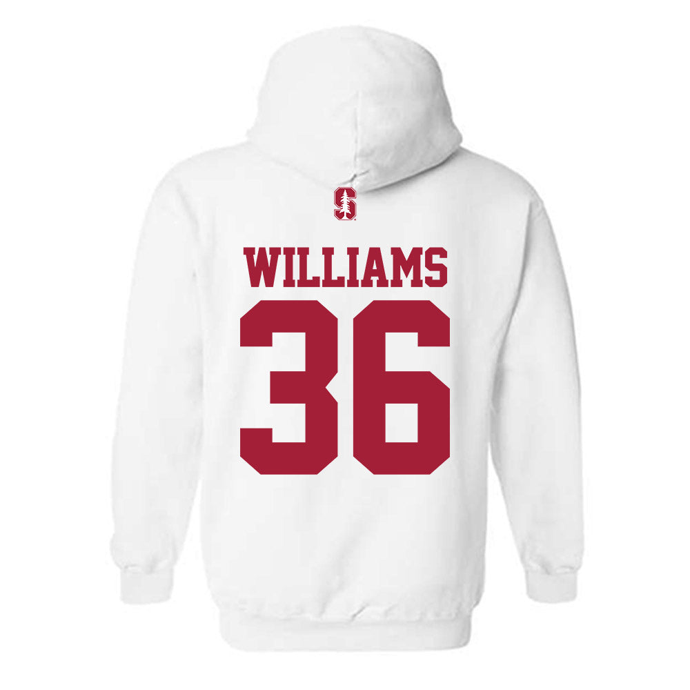 Stanford - NCAA Football : Tre Williams - Classic Shersey Hooded Sweatshirt-1