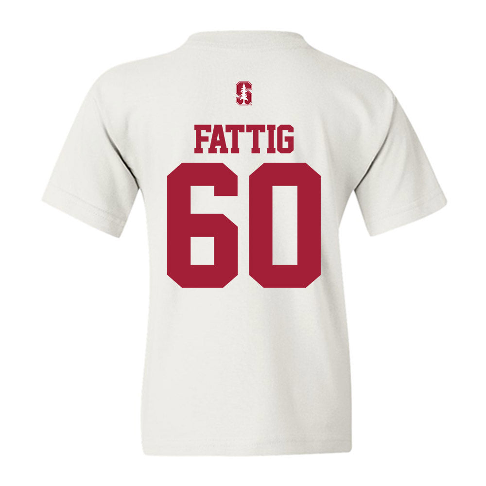 Stanford - NCAA Football : Nick Fattig - Classic Shersey Youth T-Shirt-1
