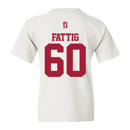 Stanford - NCAA Football : Nick Fattig - Classic Shersey Youth T-Shirt-1