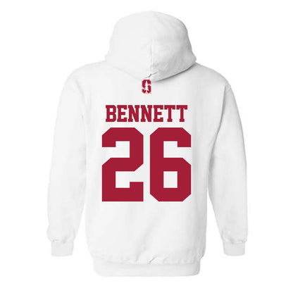 Stanford - NCAA Men's Soccer : Brad Bennett - Classic Shersey Hooded Sweatshirt-1