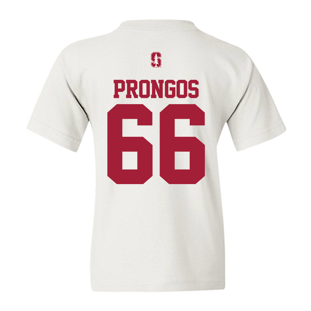 Stanford - NCAA Football : Niki Prongos - Classic Shersey Youth T-Shirt-1