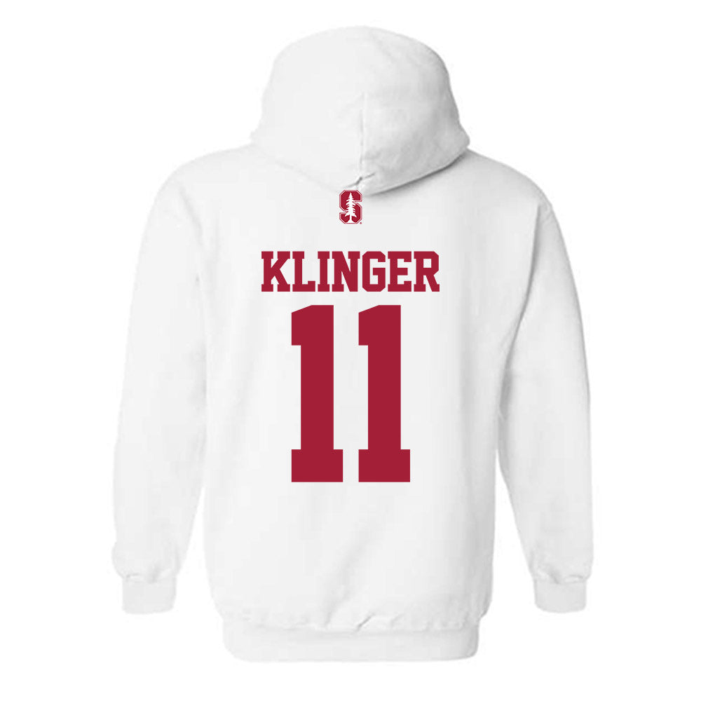 Stanford - NCAA Women's Soccer : Eleanor Klinger - Classic Shersey Hooded Sweatshirt-1