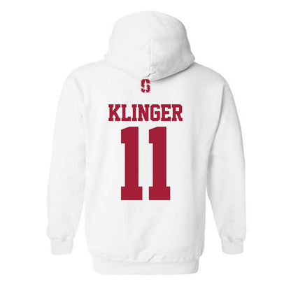 Stanford - NCAA Women's Soccer : Eleanor Klinger - Classic Shersey Hooded Sweatshirt-1