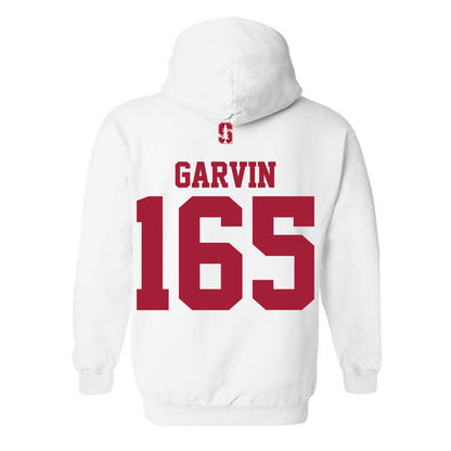 Stanford - NCAA Wrestling : Hunter Garvin - Classic Shersey Hooded Sweatshirt-1