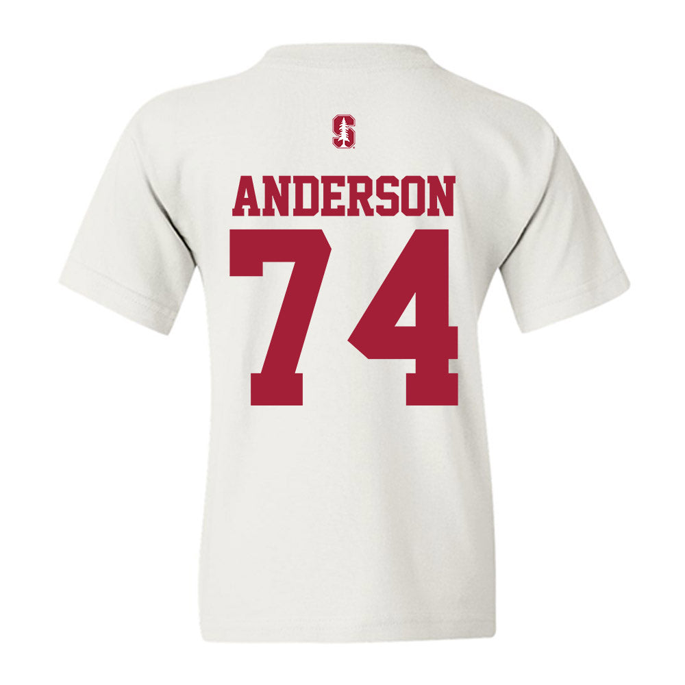 Stanford - NCAA Football : Fisher Anderson - Classic Shersey Youth T-Shirt-1