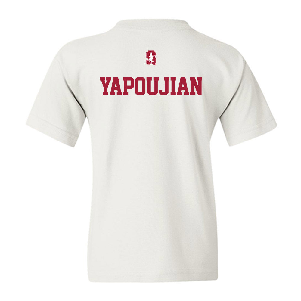 Stanford - NCAA Wrestling : Lain Yapoujian - Classic Shersey Youth T-Shirt-1