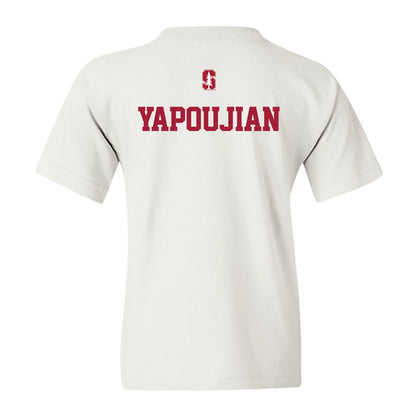 Stanford - NCAA Wrestling : Lain Yapoujian - Classic Shersey Youth T-Shirt-1