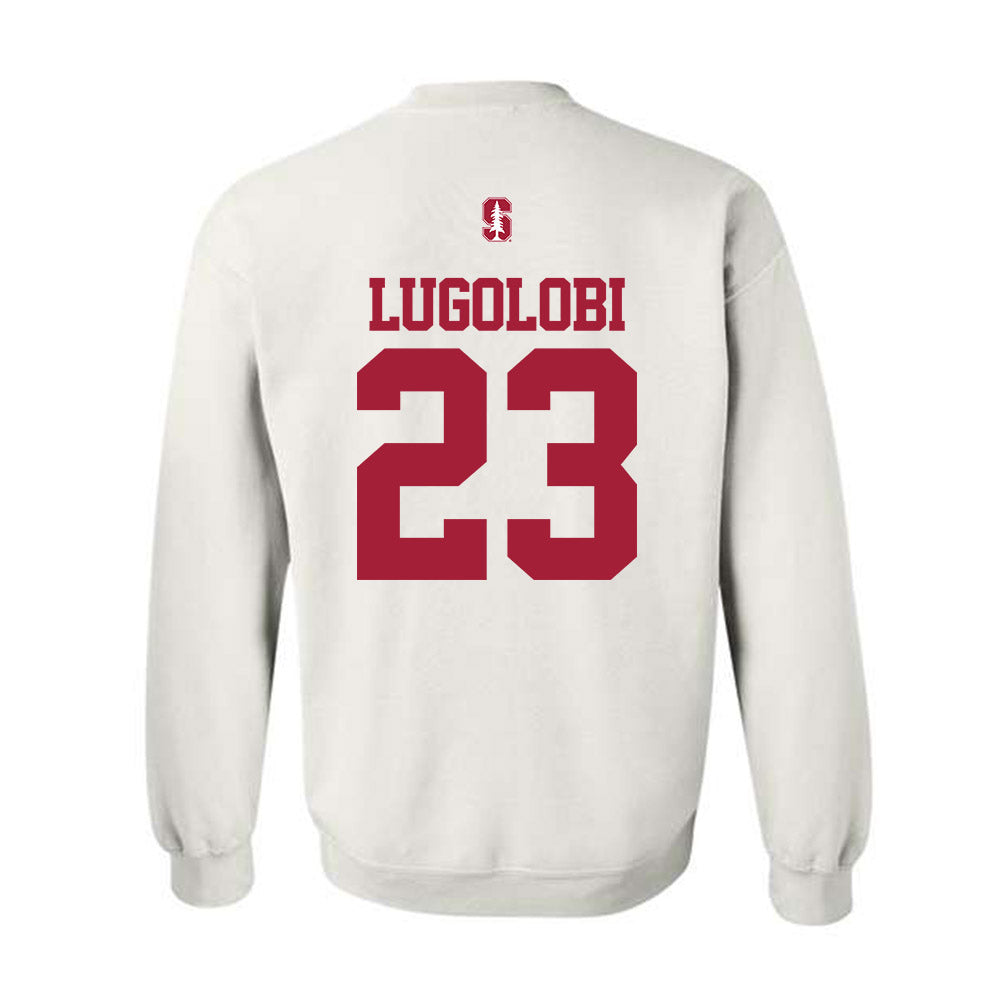 Stanford - NCAA Football : Wassie Lugolobi - Classic Shersey Crewneck Sweatshirt-1
