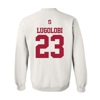 Stanford - NCAA Football : Wassie Lugolobi - Classic Shersey Crewneck Sweatshirt-1
