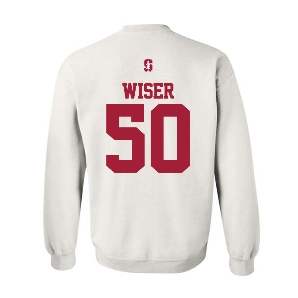 Stanford - NCAA Baseball : David Wiser - Classic Shersey Crewneck Sweatshirt-1