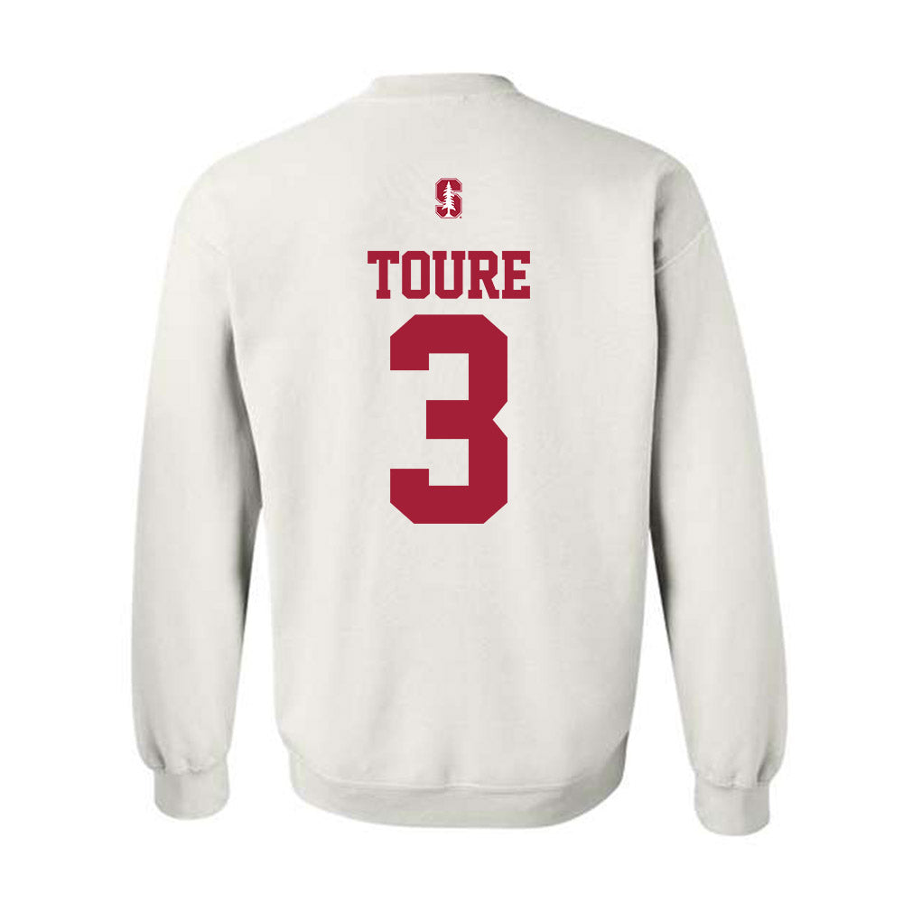 Stanford - NCAA Men's Basketball : Tallis Toure - Classic Shersey Crewneck Sweatshirt-1